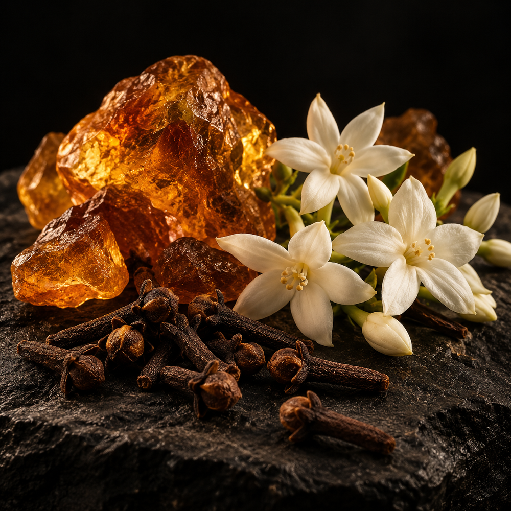 Amber · Jasmine · Clove