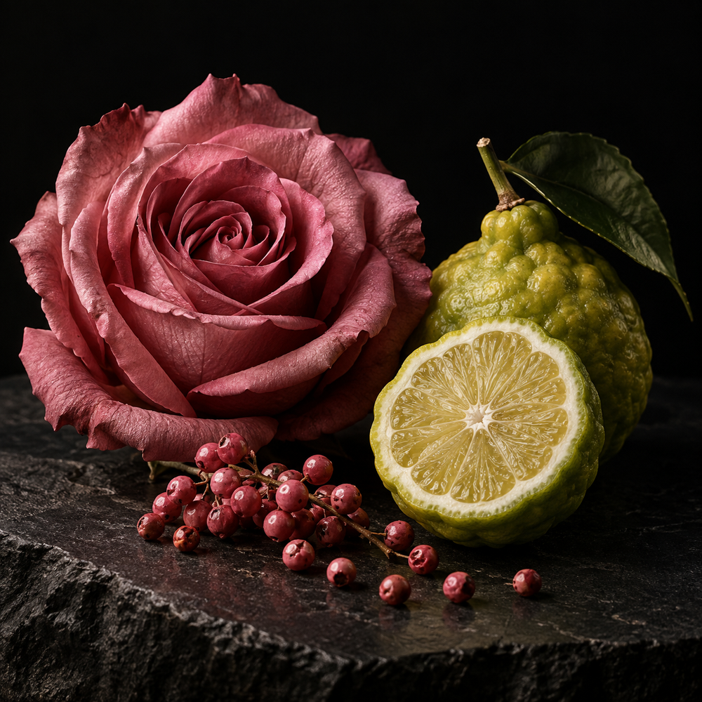 Rose · Bergamot · Pink Pepper